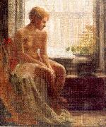 Mulhaupt, Frederick John Nude Seated by a Window China oil painting reproduction